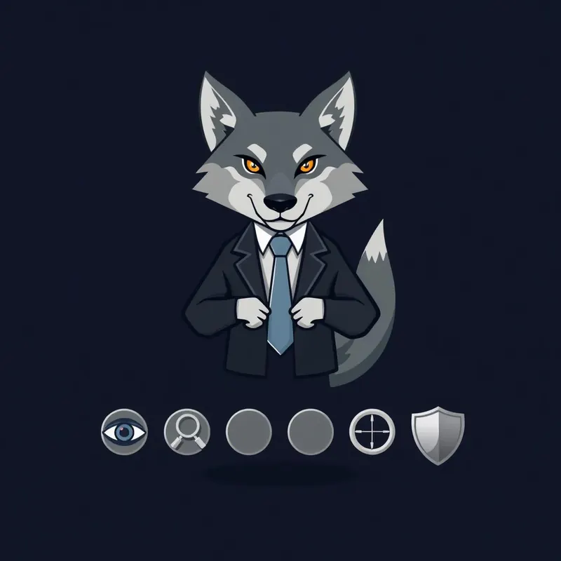 Ilustração da Tribo Lobo — perfil de liderança